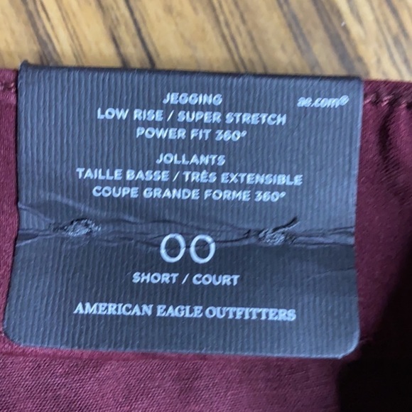 AEO Super Low Jeggings Size 00 Short - Picture 12 of 13